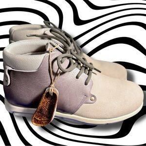 Birkenstock Women's Off-White mid Sneakers 38 Euro (7W) Narrow fit